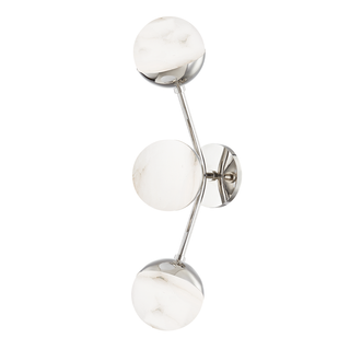 Saratoga Wall Sconce Polished Nickel