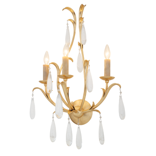 Prosecco Wall Sconce Gold Leaf