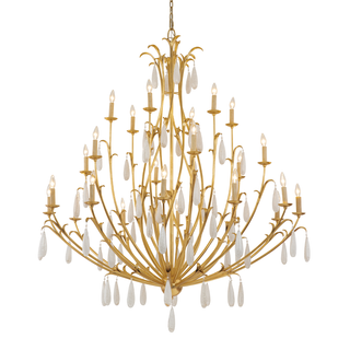 Prosecco Chandelier Gold Leaf