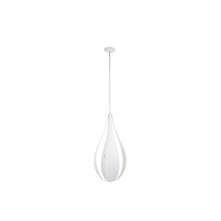 Bali 6-Light Pendant in White Cashmere White Cashmere