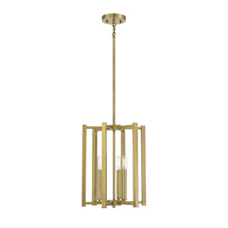 Benson 3-Light Pendant in Warm Brass Warm Brass