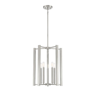 Benson 5-Light Pendant in Satin Nickel Satin Nickel