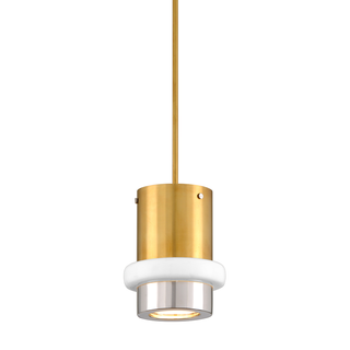 Beckenham Pendant VINTAGE POLISHED BRASS AND NICKEL