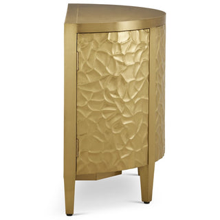 Auden Brass Demi-Lune Cabinet