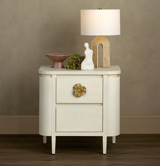 Briallen White Nightstand