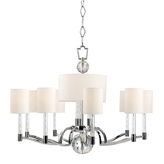 Waterloo Chandelier Polished Nickel