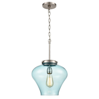 Amore 12'' Wide 1-Light Pendant - Satin Nickel