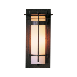 Banded with Top Plate Small Outdoor Sconce