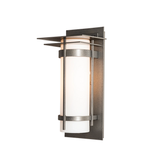 Banded with Top Plate Outdoor Sconce