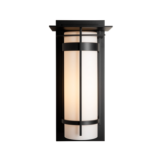 Banded with Top Plate Large Outdoor Sconce