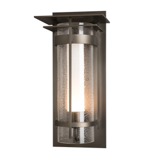 Torch with Top Plate Large Outdoor Sconce