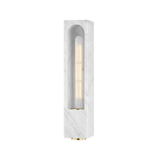 Erwin Wall Sconce White Marble