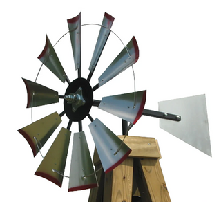 30 Inch Windmill Head and Tail Kit for 8 Foot Windmill Tower