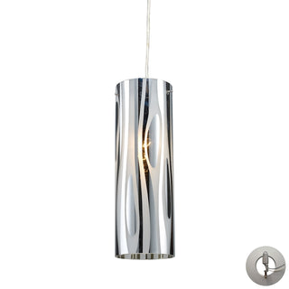 Chromia 4'' Wide 1-Light Pendant - Polished Chrome (Includes Adapter Kit)