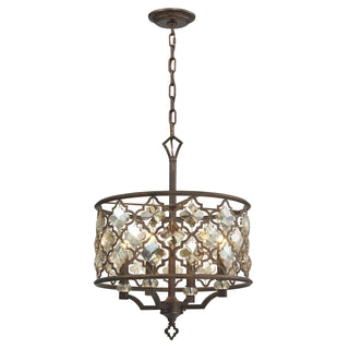 Armand 17'' Wide 4-Light Chandeliers - Weathered Bronze