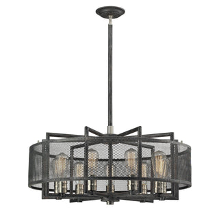 Slatington 28'' Wide 9-Light Chandeliers - Brushed Nickel