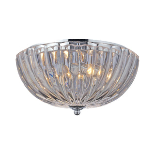 Crystal Flushmounts 12'' Wide 2-Light Flush Mount - Polished Chrome