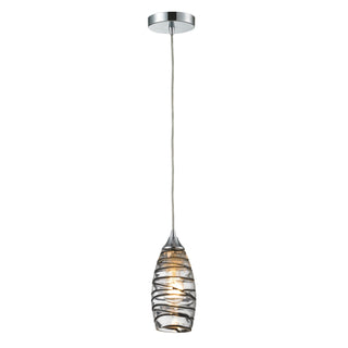 Twister 5'' Wide 1-Light Pendant - Polished Chrome