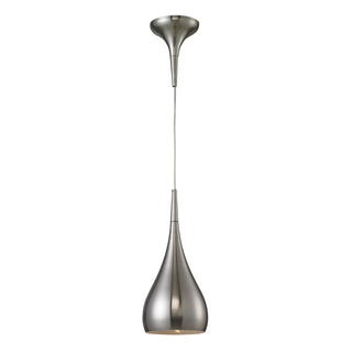 Lindsey 6'' Wide 1-Light Pendant - Satin Nickel