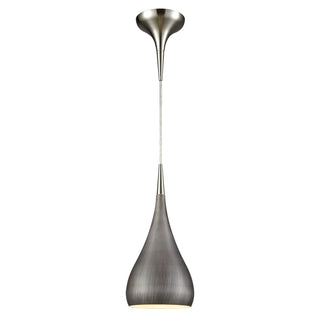 Lindsey 6'' Wide 1-Light Pendant - Satin Nickel