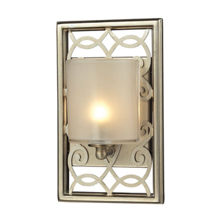 Santa Monica 6'' Wide 1-Light Vanity Light - Aged Silver