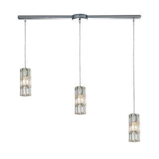 Cynthia 36'' Wide 3-Light Pendant - Polished Chrome