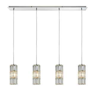 Cynthia 47'' Wide 4-Light Pendant - Polished Chrome