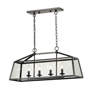 Alanna 10'' Wide 4-Light Chandeliers - Oil Rubbed Bronze