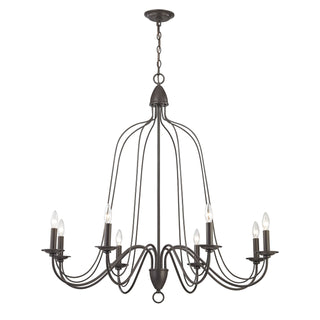 Monroe 40'' Wide 8-Light Chandeliers - Oil Rubbed Bronze