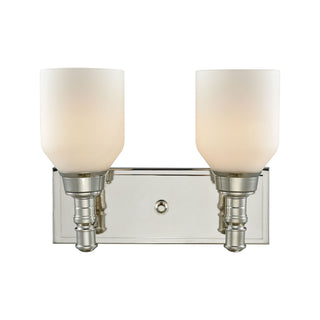 Baxter 12'' Wide 2-Light Vanity Light - Polished Nickel