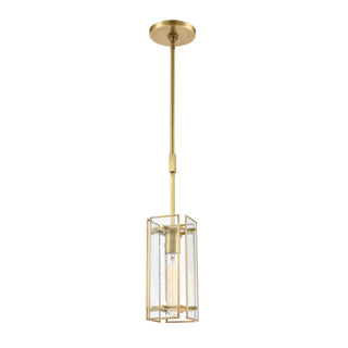 Hyde Park 5'' Wide 1-Light Mini Pendant - Satin Brass