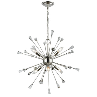 Sprigny 25'' Wide 6-Light Chandeliers - Polished Nickel