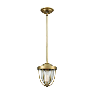 Sturgis 7'' Wide 1-Light Mini Pendant - Satin Brass