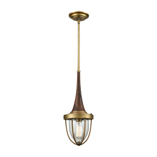 Sturgis 7'' Wide 1-Light Mini Pendant - Brushed Antique Brass