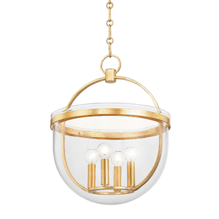 Malloy Lantern Vintage Gold Leaf