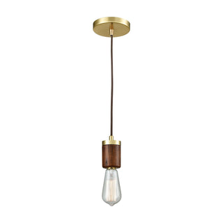 Socketholder 2'' Wide 1-Light Mini Pendant - Satin Brass