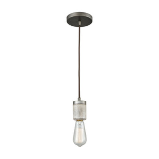 Socketholder 2'' Wide 1-Light Mini Pendant - Weathered Zinc