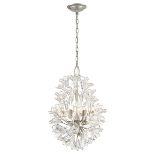 Celene 15'' Wide 9-Light Chandeliers - Aged Silver