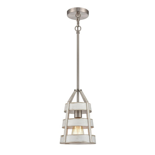 Brigantine 7'' Wide 1-Light Mini Pendant - Satin Nickel