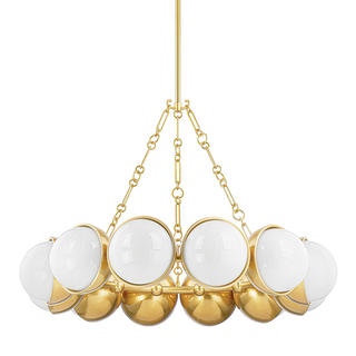 ALTHEA Chandelier VINTAGE POLISHED BRASS