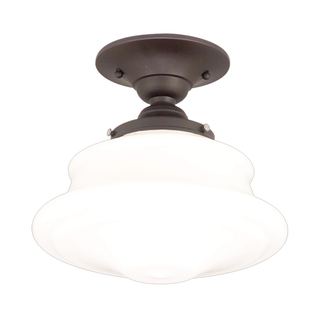 Petersburg Semi Flush Old Bronze