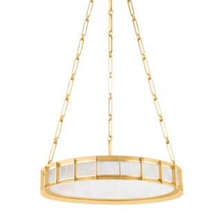 LEDA Chandelier Vintage Brass