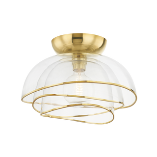 ESME Flush Mount VINTAGE POLISHED BRASS