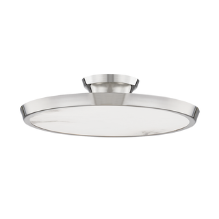 Draper Flush Mount Polished Nickel