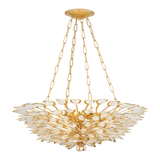 VITTORIA Chandelier Gold Leaf