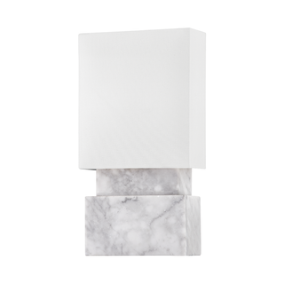 Haight Wall Sconce White Marble