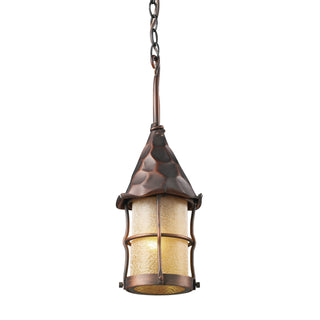 Rustica 6.5'' Wide 1-Light Outdoor Pendant - Antique Copper