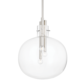 Hempstead Pendant Polished Nickel