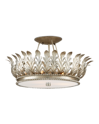 Biddulph Silver Semi-Flush Mount