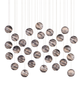 Palatino 30-Light Linear Multi-Drop Pendant